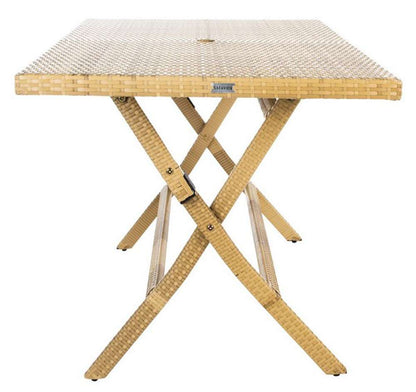 Safavieh - Akita Folding Table - Natural - White - PAT7503D veiw 5