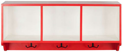 Safavieh - Alice Wall Shelf - Red - White - AMH6566N veiw 1