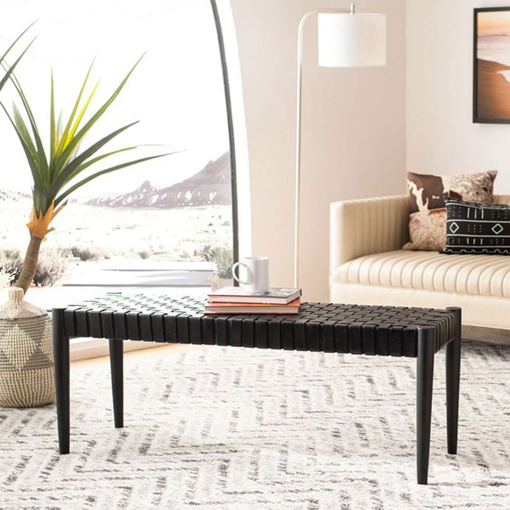 Safavieh - Amalia Bench - Black - Black - BCH1001D veiw 2