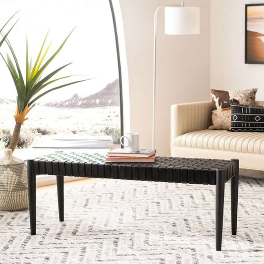 Safavieh - Amalia Bench - Black - Black - BCH1001D veiw 2