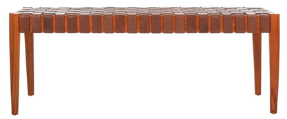 Safavieh - Amalia Bench - Cognac - Dark Brown - BCH1001A veiw 1