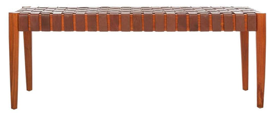 Safavieh - Amalia Bench - Cognac - Dark Brown - BCH1001A veiw 1