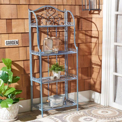 Safavieh - Amaris 4 Tier Shelf - Mossy Blue  - PAT5014C veiw 2
