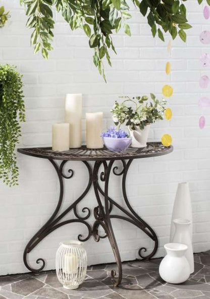 Safavieh - Annalise Accent Table - Rustic Brown - PAT5008B veiw 2