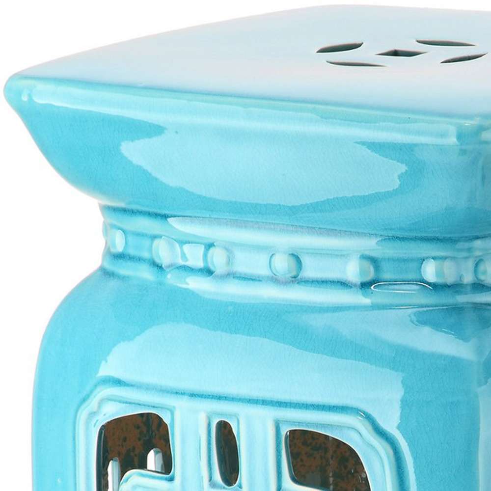 Safavieh - Beijing Filigree Garden Stool - Light Blue - ACS4538C veiw 2
