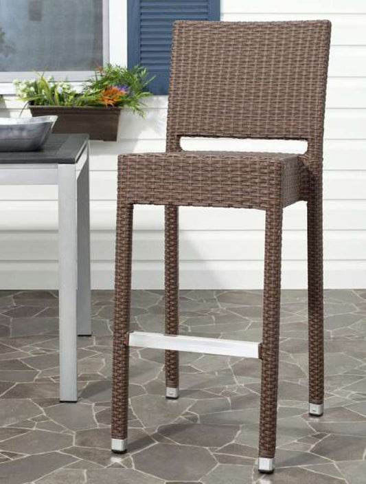 Safavieh - Bethel Stackable Barstool - Brown - FOX5201B veiw 2