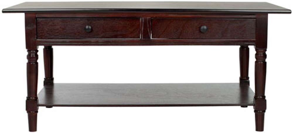 Safavieh - Boris Coffee Table - Dark Cherry - AMH5706D veiw 1