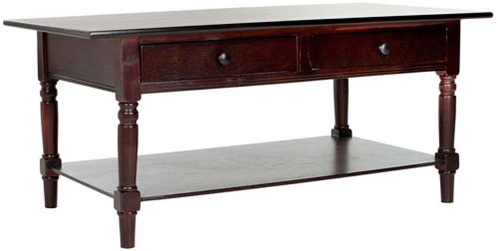 Safavieh - Boris Coffee Table - Dark Cherry - AMH5706D veiw 3