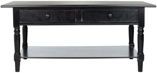 Safavieh - Boris Coffee Table - Distressed Black  - AMH5706B veiw 1