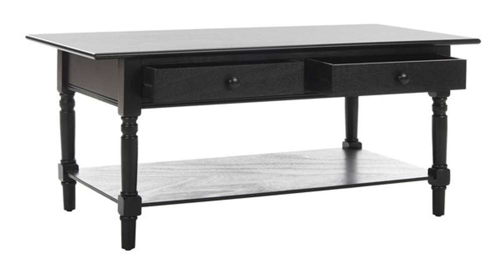 Safavieh - Boris Coffee Table - Distressed Black  - AMH5706B veiw 3
