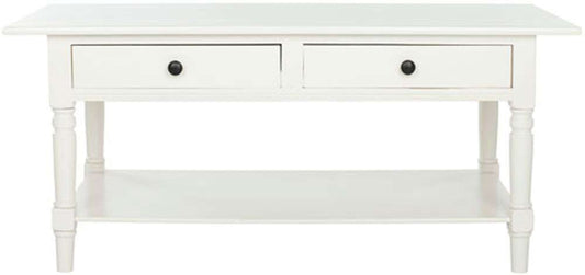 Safavieh - Boris Coffee Table - Distressed Cream  - AMH5706C veiw 1