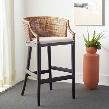 Safavieh - Brando Barstool - Brown - Black - SEA4014D veiw 2