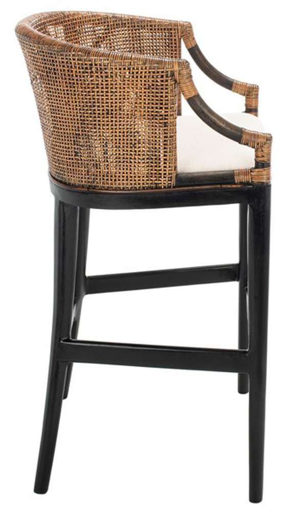 Safavieh - Brando Barstool - Brown - Black - SEA4014D veiw 3