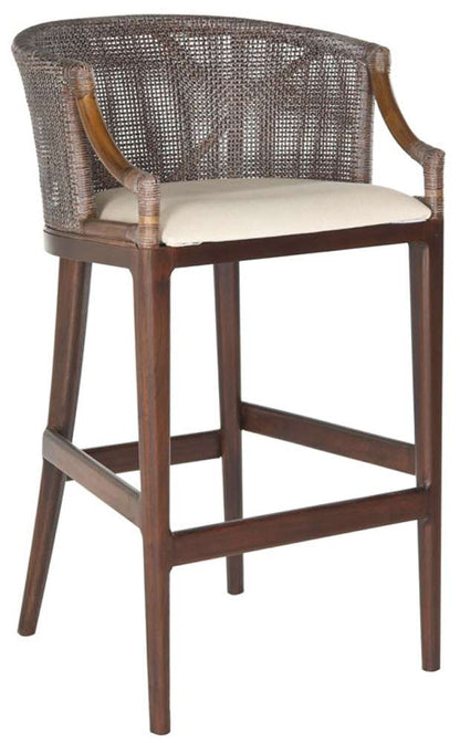 Safavieh - Brando Barstool - Dark Brown - White - SEA4014B veiw 3