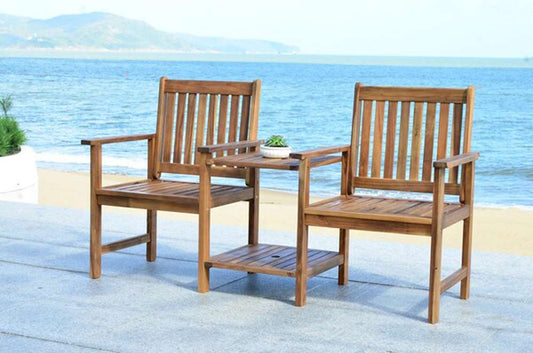 Safavieh - Brea Twin Seat Bench - Natural - PAT7014A veiw 2