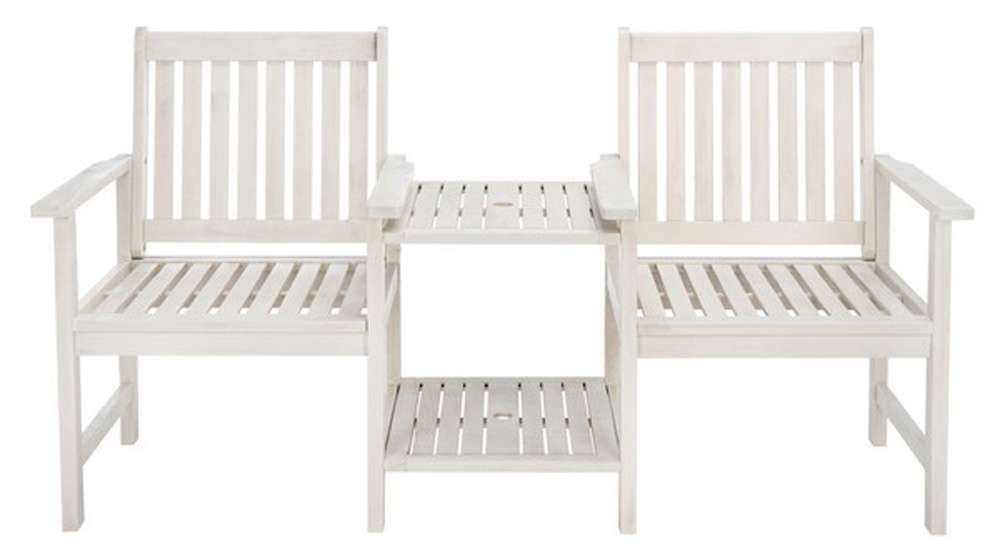Safavieh - Brea Twin Seat Bench - White - PAT7014C veiw 1