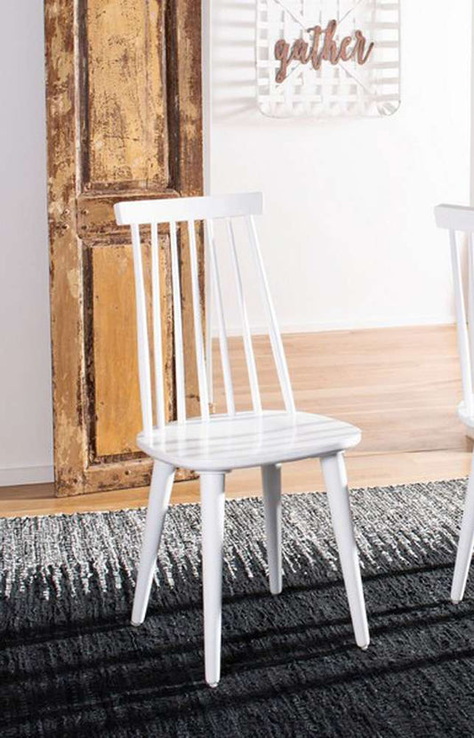 Safavieh - Burris Side Chair - White  (Set of 2) - AMH8511B-SET2 veiw 1