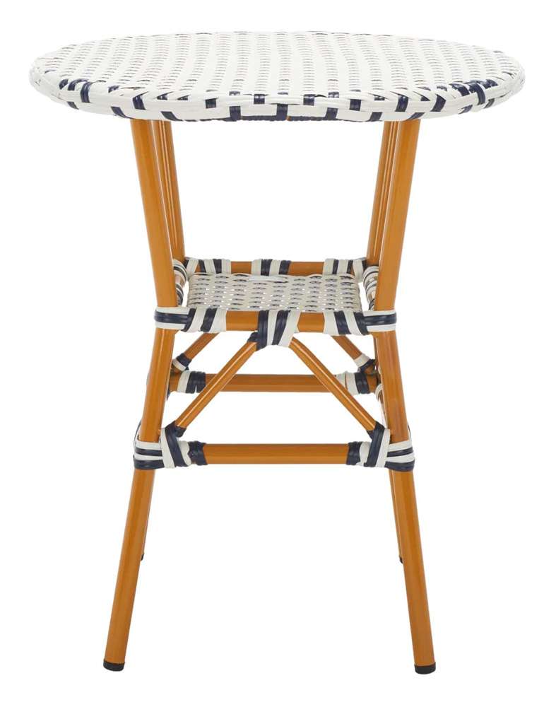 Safavieh - California Bistro Table - White - Navy - PAT7536D veiw 1
