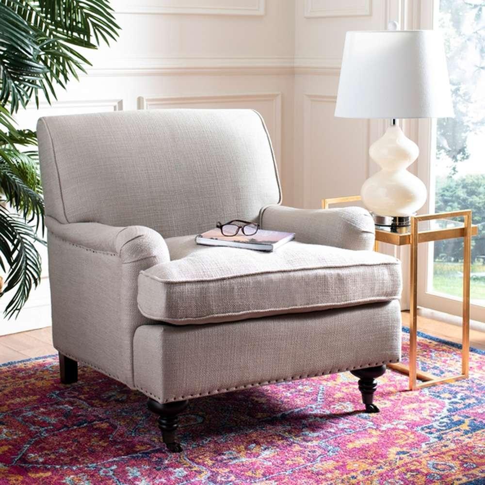 Safavieh - Chloe Club Chair - Antique Gold - MCR4571D veiw 2