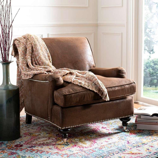 Safavieh - Chloe Club Chair - Brown - MCR4571G veiw 2