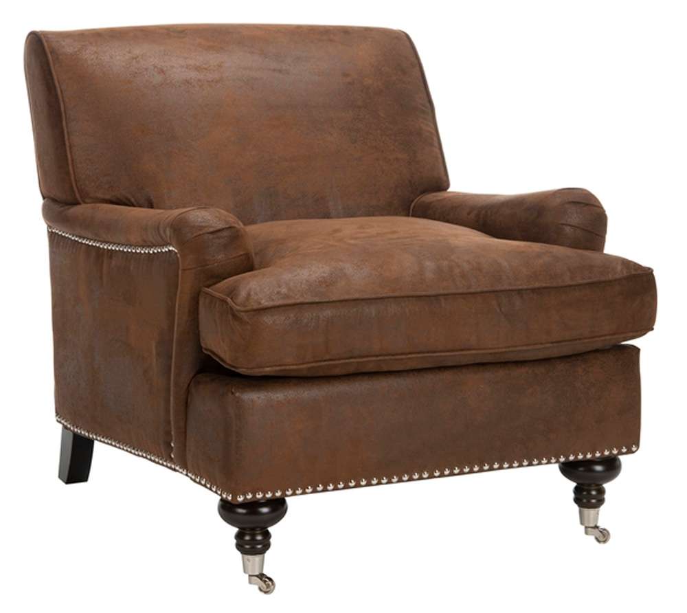 Safavieh - Chloe Club Chair - Brown - MCR4571G veiw 4