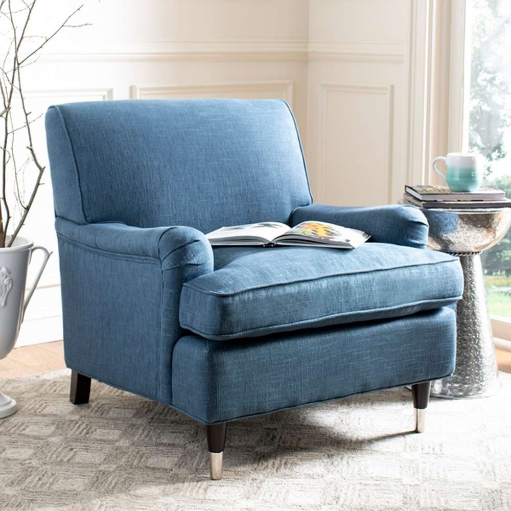 Safavieh - Chloe Club Chair - Navy - MCR4571J veiw 2