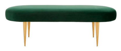 Safavieh - Corinne Oval Bench - Emerald - Gold - SFV4704A veiw 1
