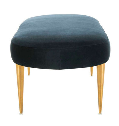 Safavieh - Corinne Oval Bench - Navy - Gold - SFV4704B veiw 3