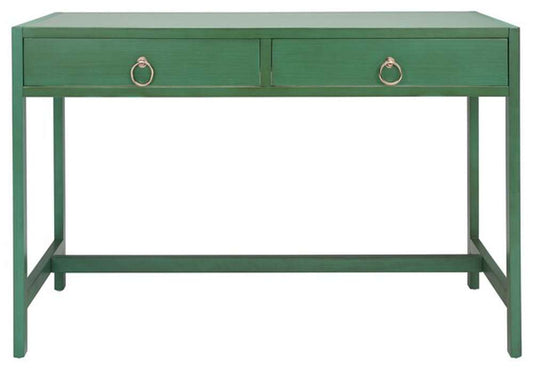 Safavieh - Esther 2 Drawer Desk - Turquoise - DSK9200C veiw 1