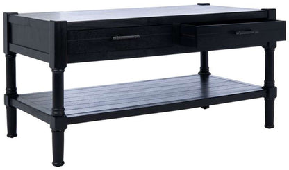 Safavieh - Filbert 2Drw Coffee Table - Black - COF5703B veiw 4