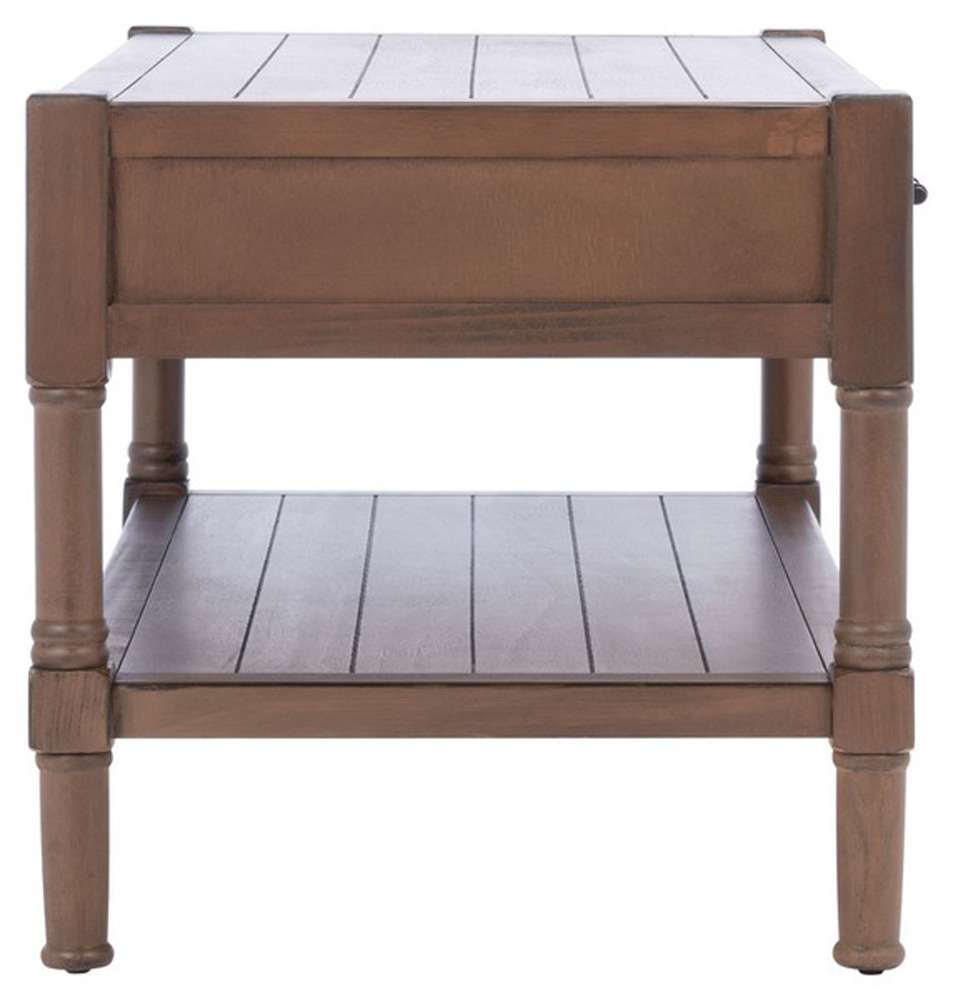 Safavieh - Filbert 2Drw Coffee Table - Brown - COF5703C veiw 3