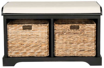 Safavieh - Freddy Storage Bench - Black - AMH5736B veiw 1