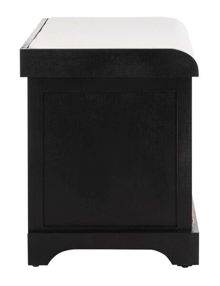 Safavieh - Freddy Storage Bench - Black - AMH5736B veiw 4
