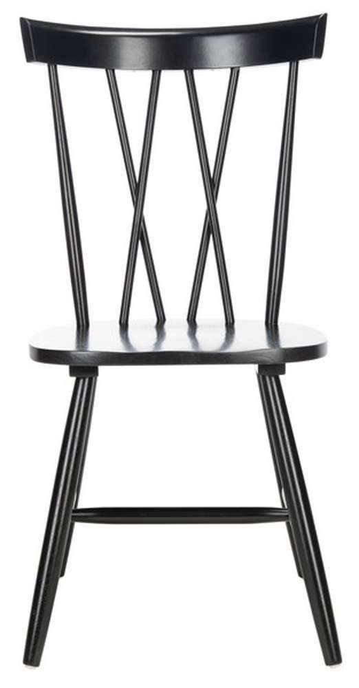 Safavieh - Friar Dining Chair - Black  (Set of 2) - DCH1401A-SET2 veiw 1