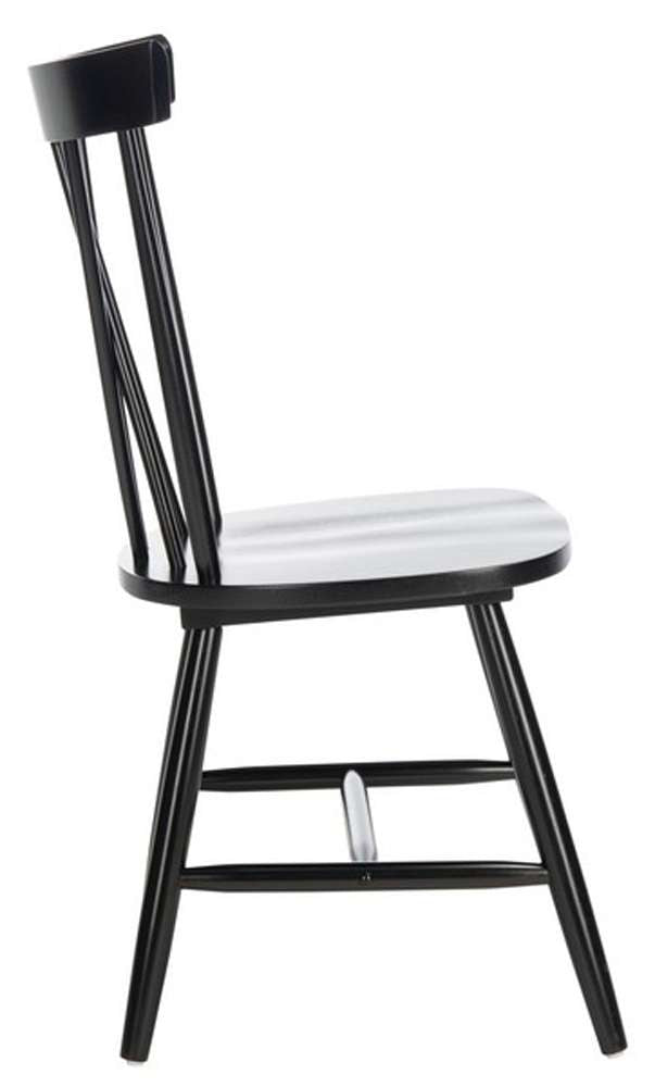 Safavieh - Friar Dining Chair - Black  (Set of 2) - DCH1401A-SET2 veiw 3