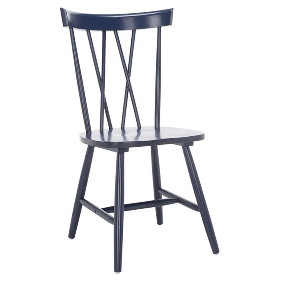 Safavieh - Friar Dining Chair - Navy  (Set of 2) - DCH1401F-SET2 veiw 3