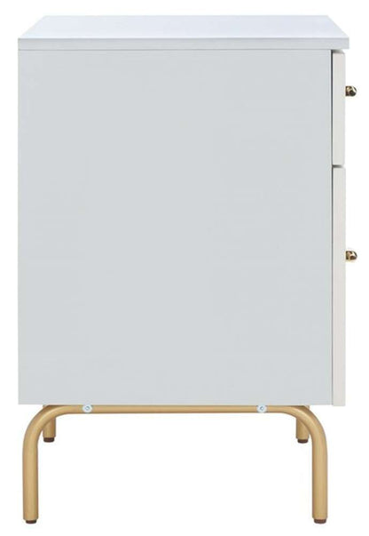 Safavieh - Genevieve 2 Drawer Nightstand - Grey - White Washed - NST5002F veiw 5