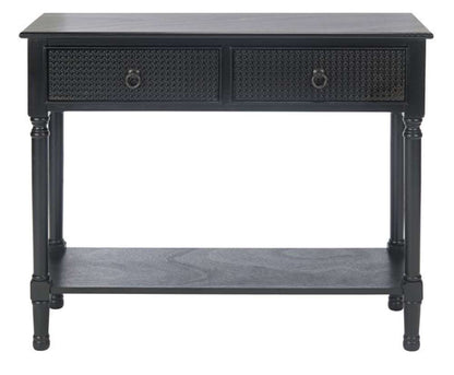 Safavieh - Haines 2Drw Console Table - Black - CNS5727A veiw 1