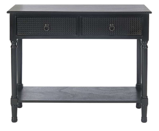 Safavieh - Haines 2Drw Console Table - Black - CNS5727A veiw 1
