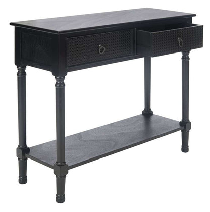 Safavieh - Haines 2Drw Console Table - Black - CNS5727A veiw 4