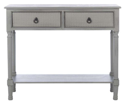 Safavieh - Haines 2Drw Console Table - Distressed - Grey - CNS5727B veiw 1