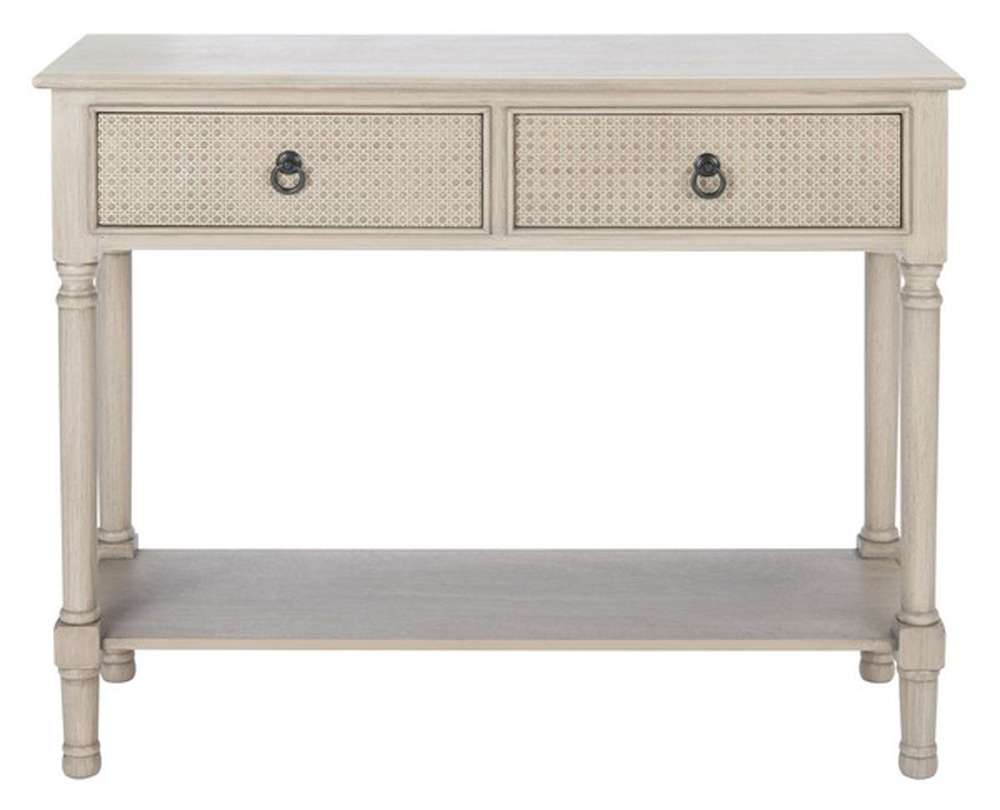 Safavieh - Haines 2Drw Console Table - Greige - CNS5727C veiw 1