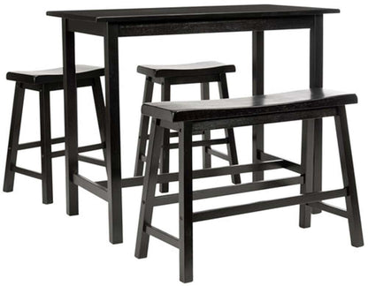 Safavieh - Haley 4Pc Pub Set - Espresso - AMH8503A veiw 1