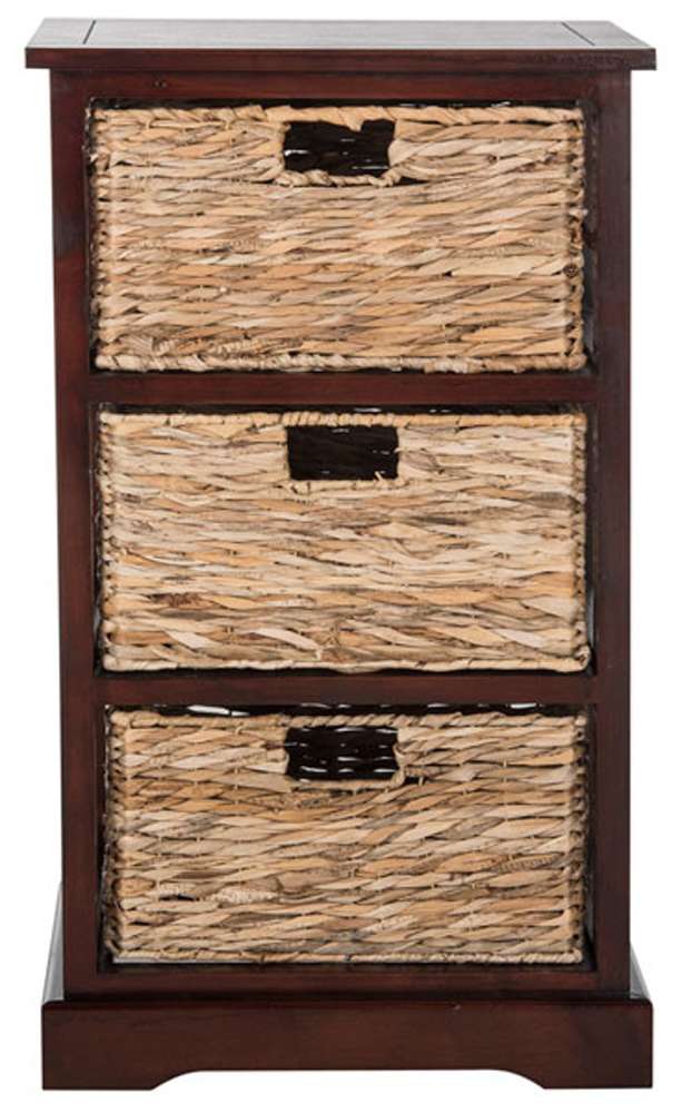 Safavieh - Halle Storage Side Table - Cherry - AMH5738C veiw 1