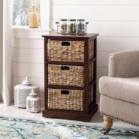 Safavieh - Halle Storage Side Table - Cherry - AMH5738C veiw 2