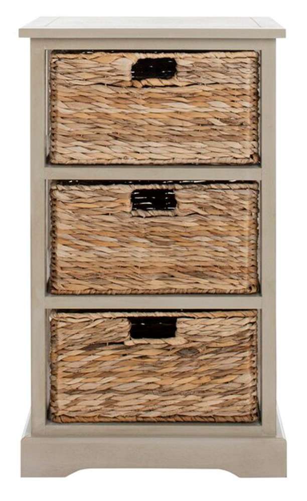 Safavieh - Halle Storage Side Table - Vintage Grey - AMH5738D veiw 1