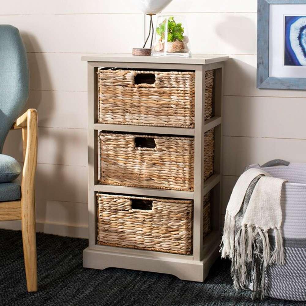 Safavieh - Halle Storage Side Table - Vintage Grey - AMH5738D veiw 2