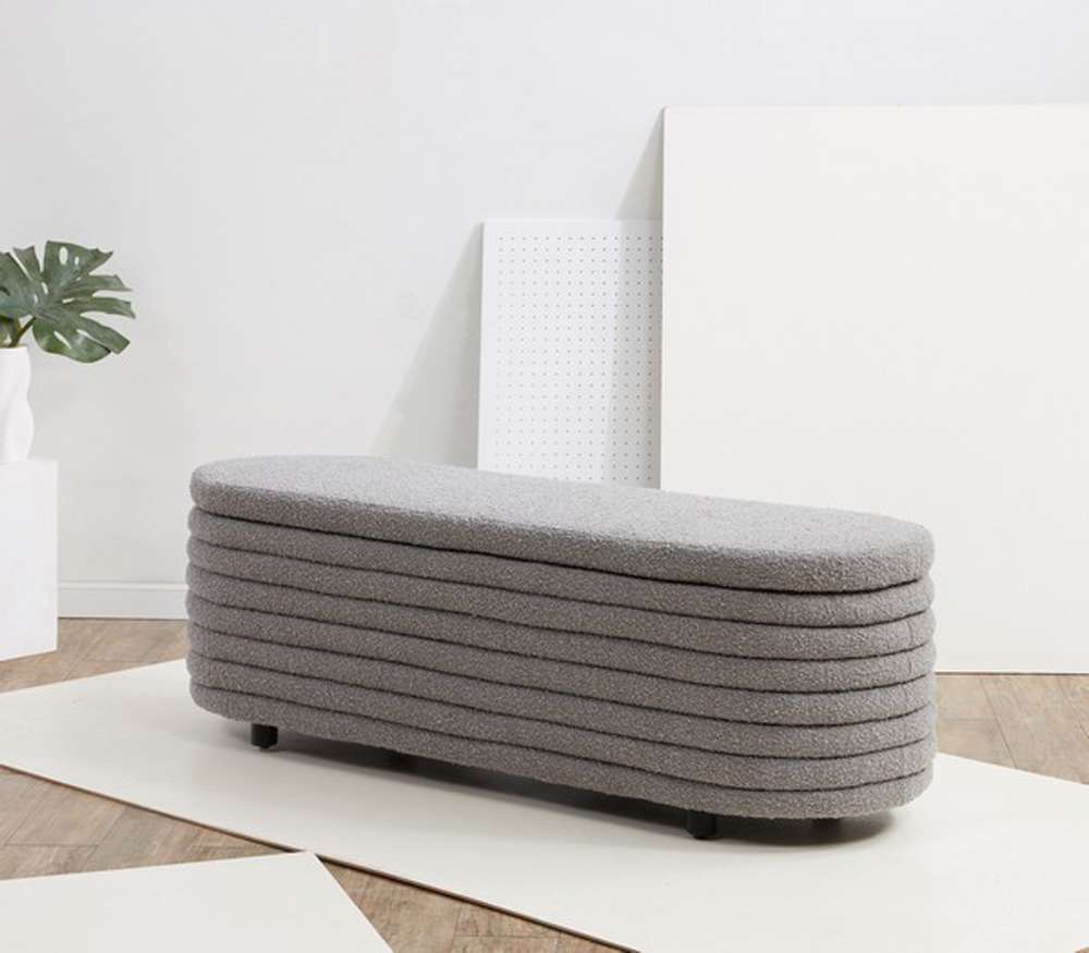Safavieh - Jaymie Storage Bench - Dark Grey - Black - SFV5040D veiw 2