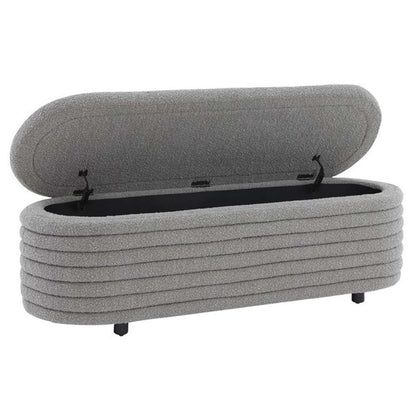 Safavieh - Jaymie Storage Bench - Dark Grey - Black - SFV5040D veiw 3