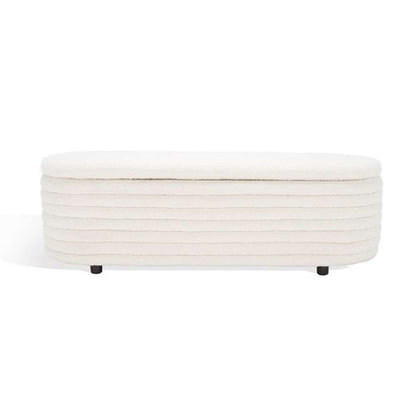 Safavieh - Jaymie Storage Bench - Ivory - Black - SFV5040B veiw 2
